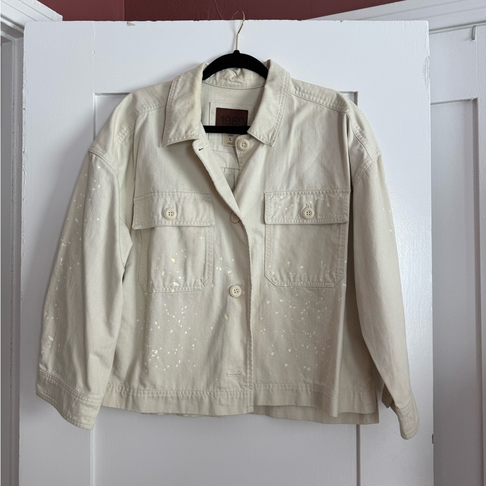 Women's Cream Utility Jacket